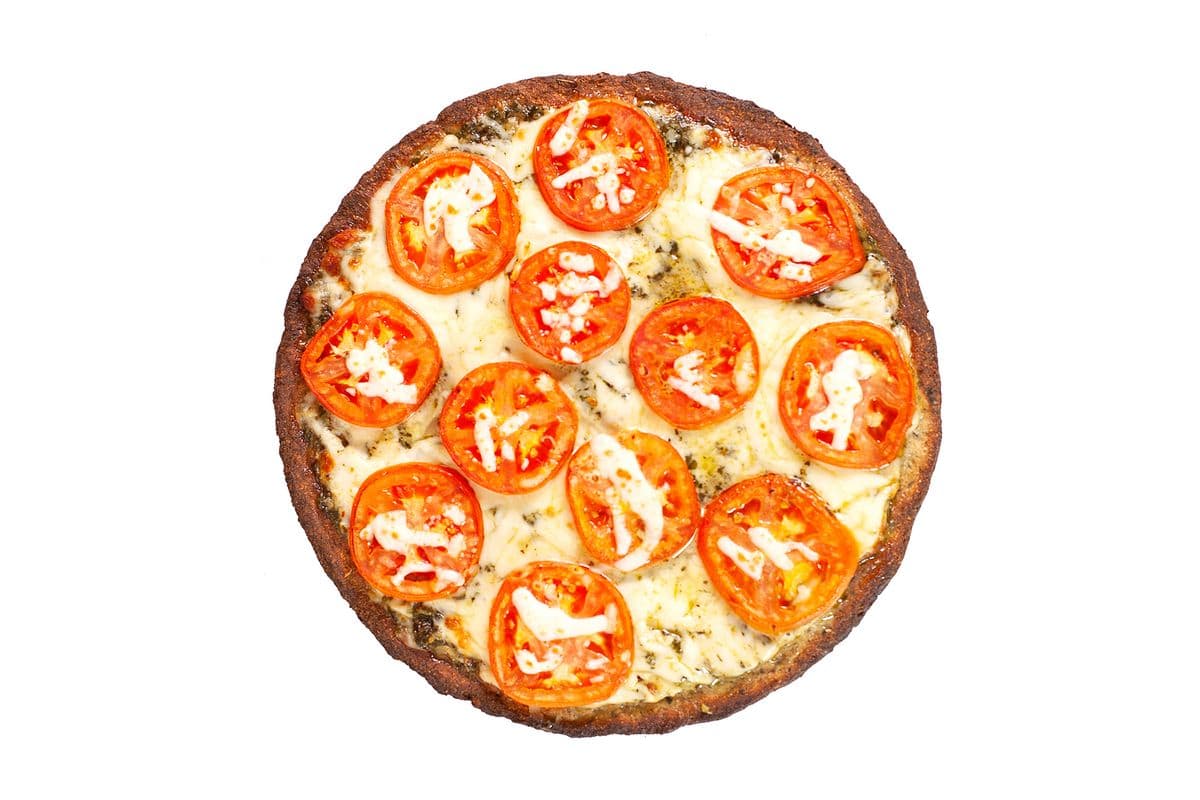 Keto Pesto Margherita Pizza