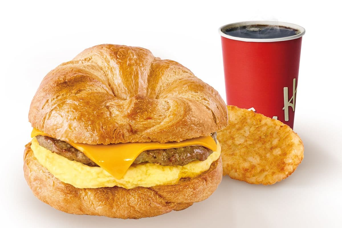 Croissant Breakfast Sandwich Meal
