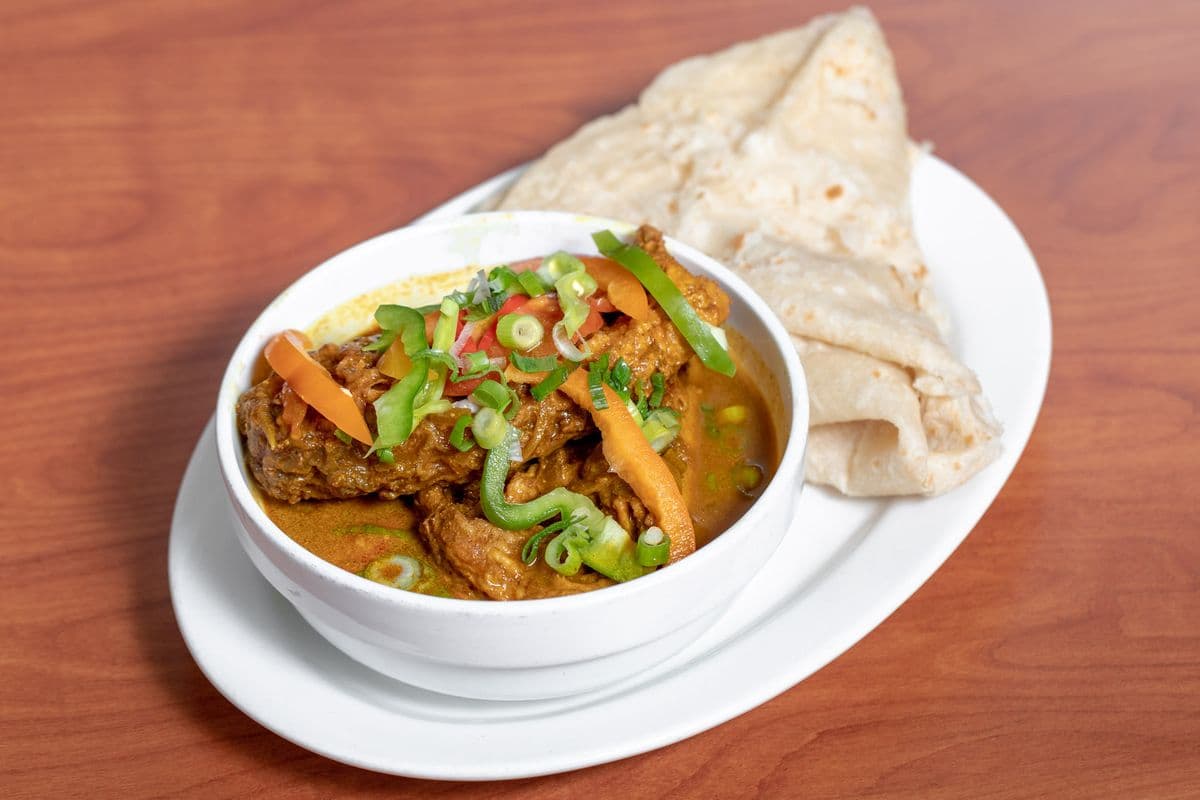 Curry Fish and Roti