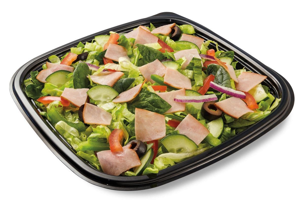 Salade au jambon forêt noire / Black Forest Ham Salad (110 Cals)