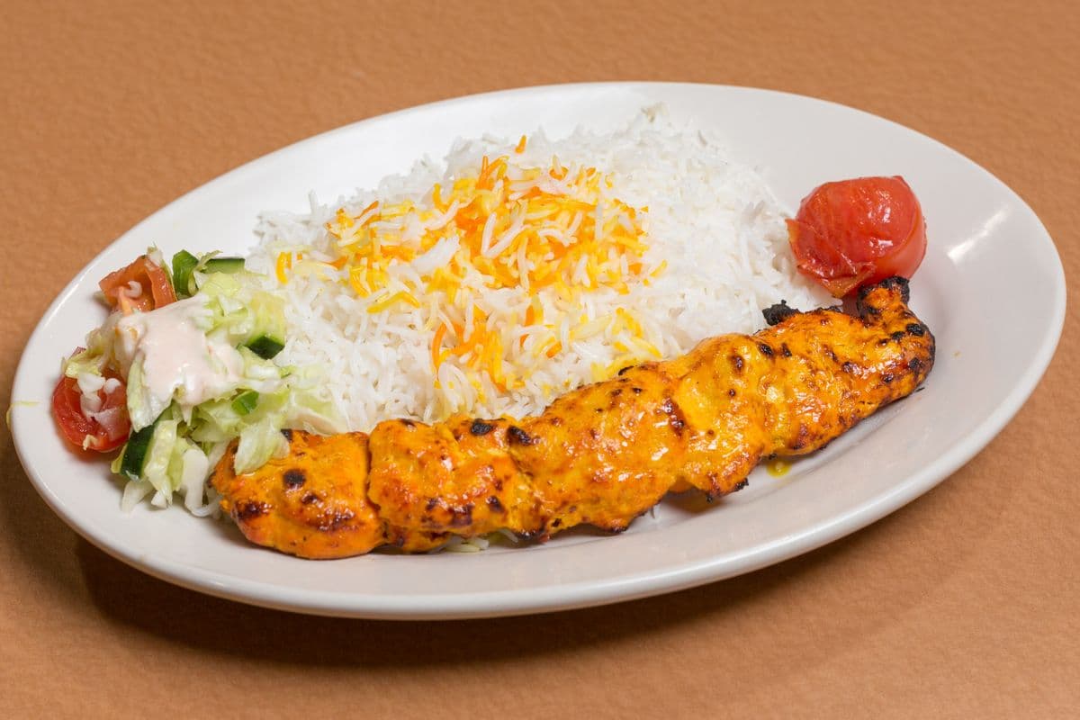 Chicken Kebab with Rice