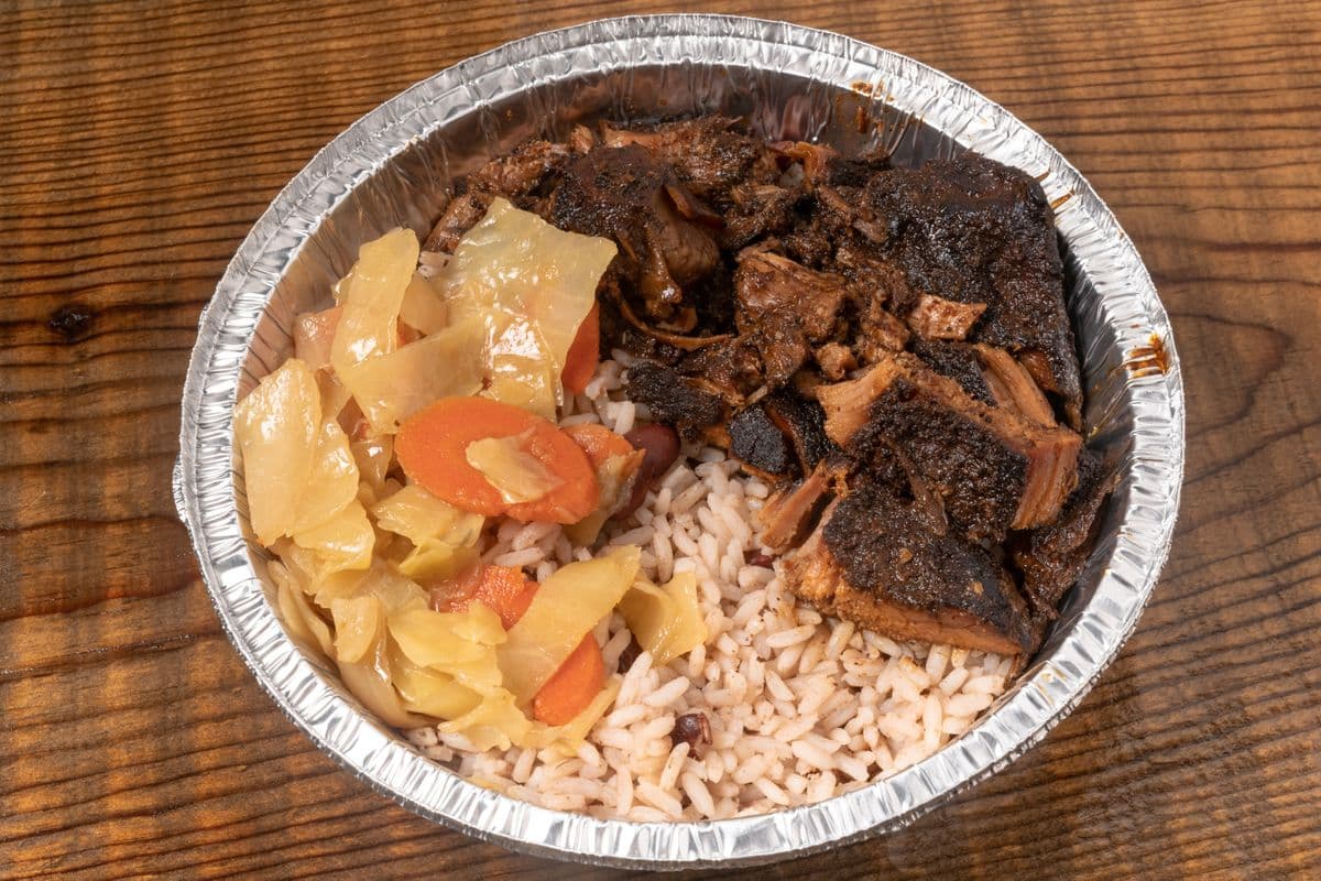 Jerk Pork Meal (MEDIUM)