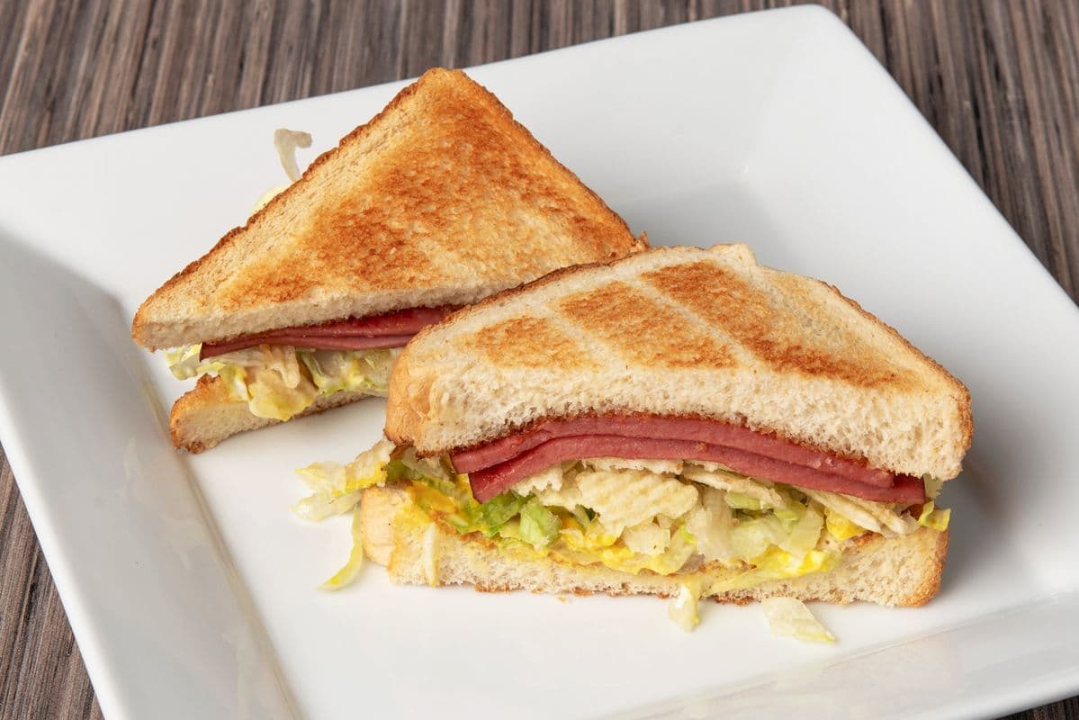Fried Bologna Sando