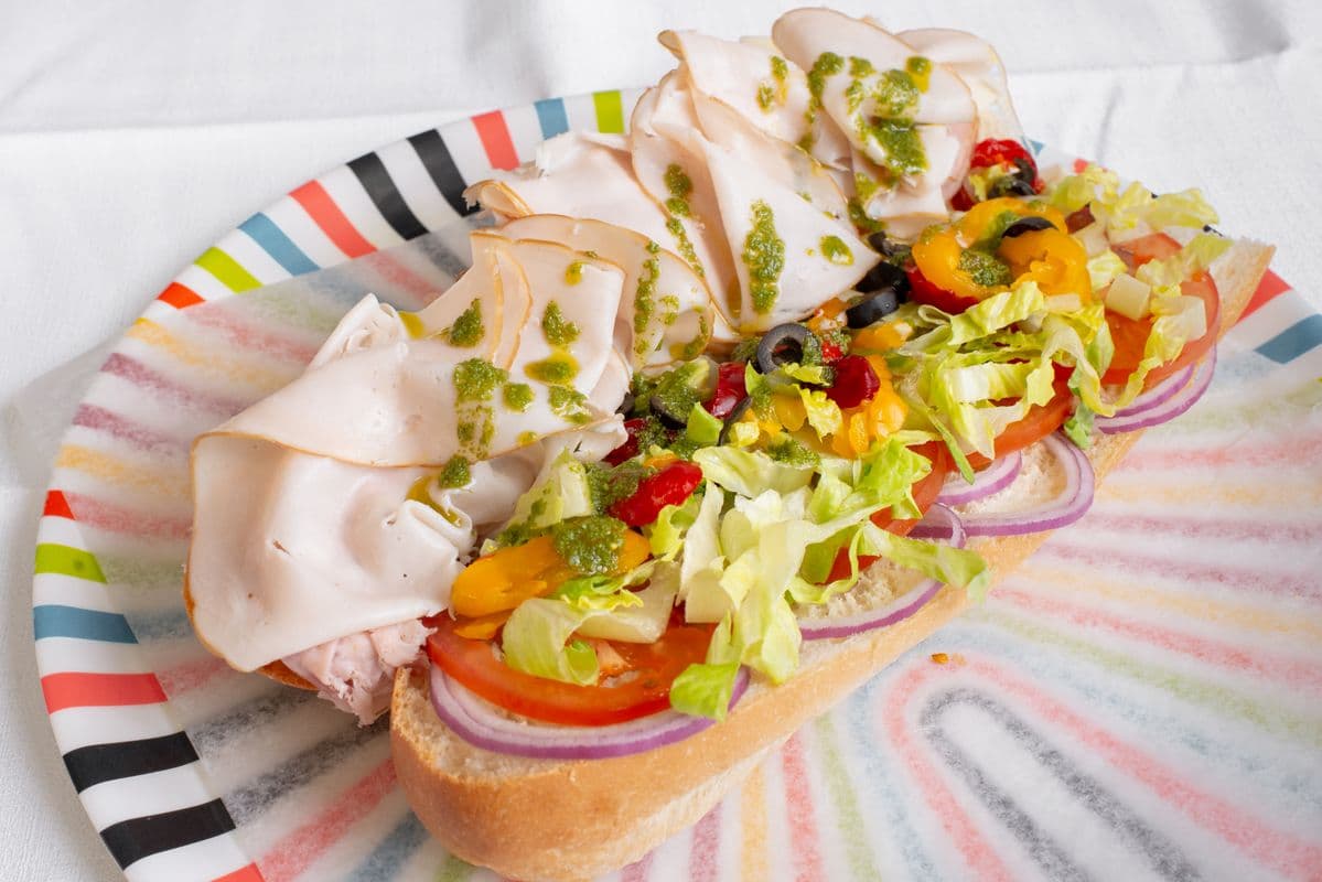 3. Foot-long Golf Club Turkey Panini
