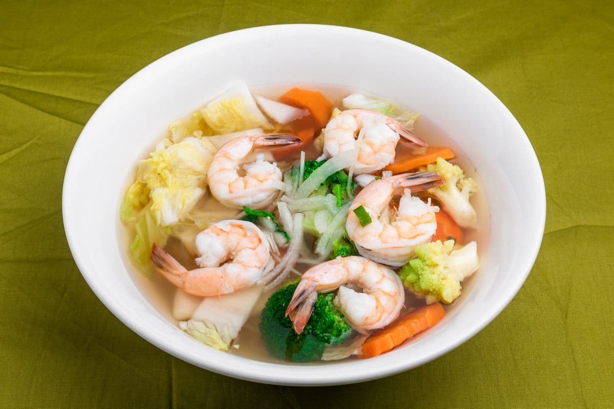 12. Soupe aux crevettes