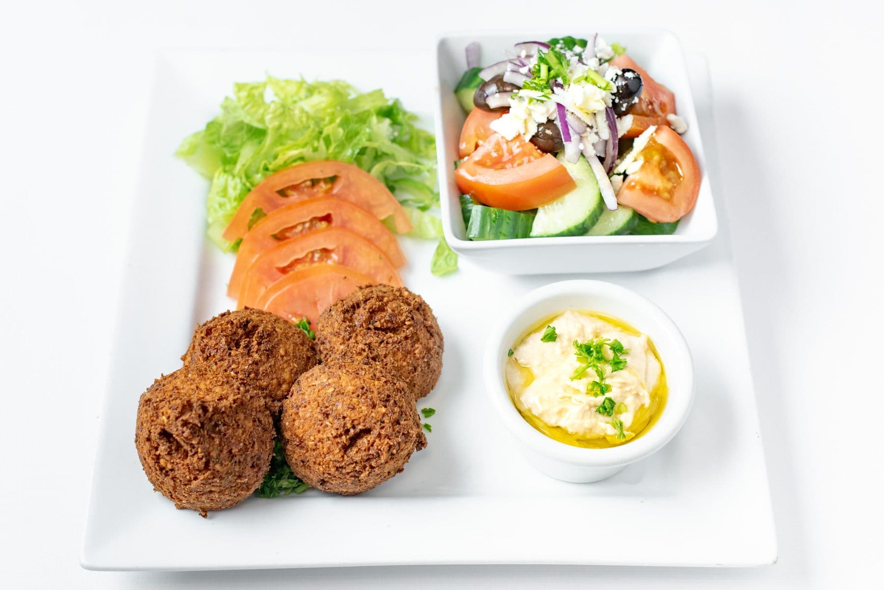 Vegetarian Falafel Platter