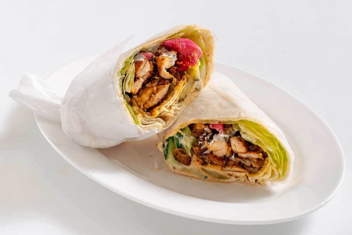 1. Chicken Shawarma Wrap