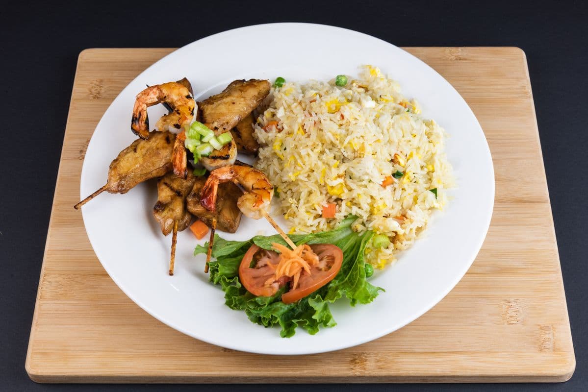 F4. Grilled Specialties on Fried Rice