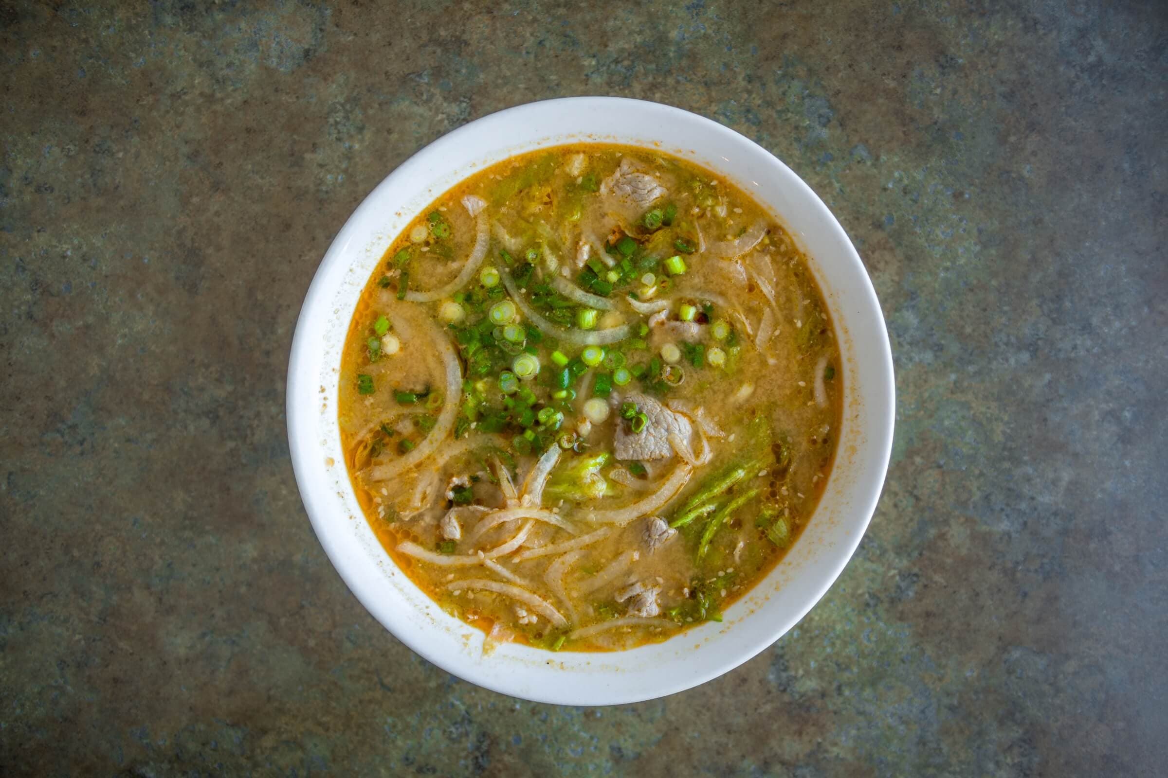 51. Satay Peanut Beef Noodle Soup
