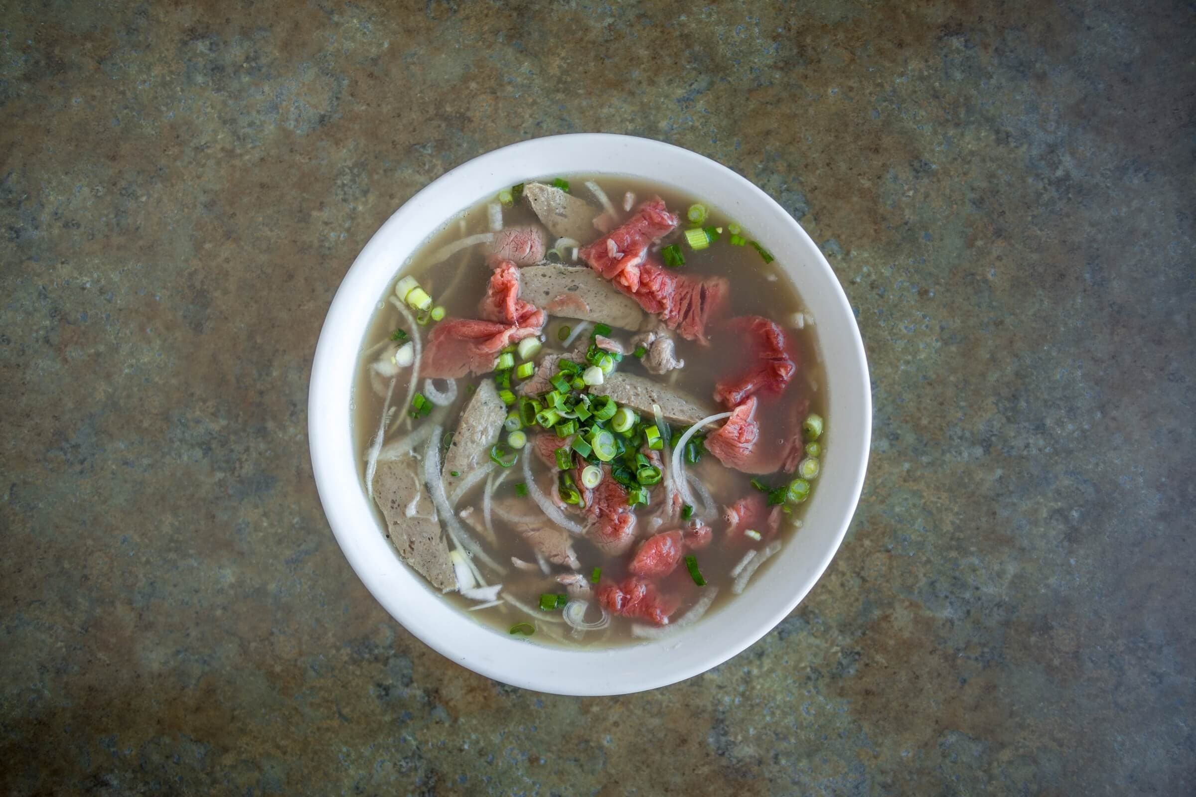 47. Rare Beef & Beef Balls Noodle Soup